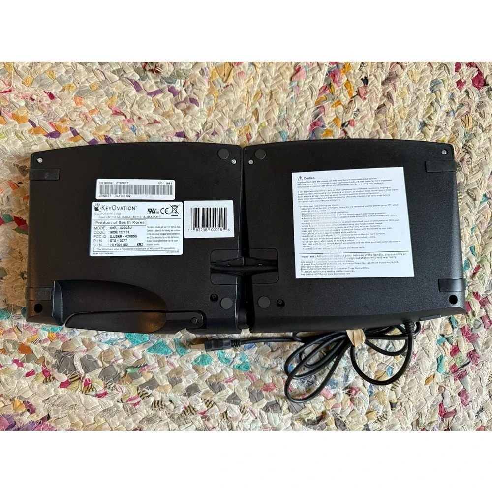 Goldtouch KeyOvation Wired Ergonomic Split‎ Keyboard Model SKR-4200SU